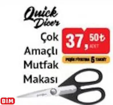 QUİCK DİCER ÇOK AMAÇLI MUTFAK MAKASI